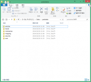 C:\Data\psdzdataフォルダの内容