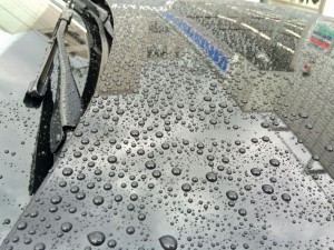 洗車後の撥水具合