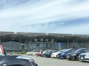 新潟空港。これはiPhone6sで撮影