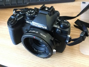 KIPON EF-MFT AFをOM-D E-M1につけてみる