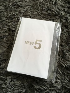 New5シリーズ試乗特典の手帳