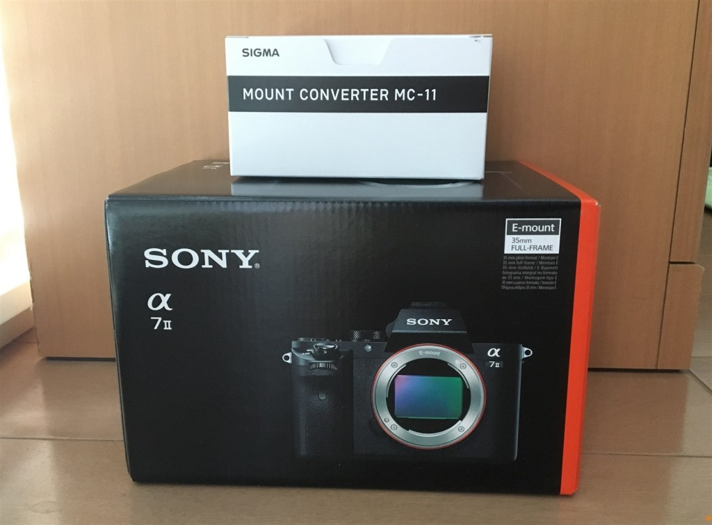 Sony α7IIとSIGMA MC-11